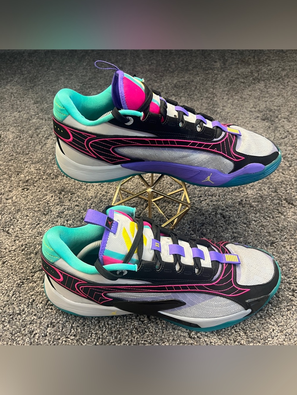 Jordan Luka 2 Shoes Size 12.5 All-Star Jade Yellow Pink Purple Nike DX8733-007